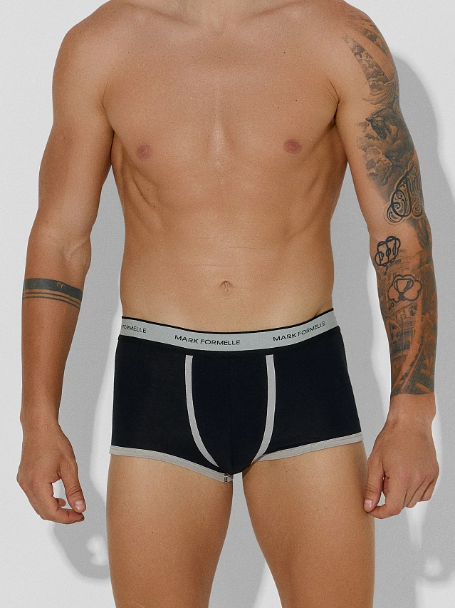 Трусы боксеры мужские черные, Черный3, 24-4348Ц-5 
Трусы боксеры мужские черные, Черный3, 24-4348Ц-5