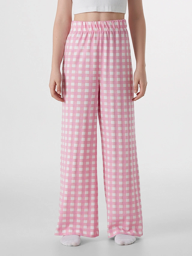Брюки для девочек домашние, Бело -розовая клетка, 25-38061ПП-0
Брюки для девочек домашние, Бело -розовая клетка, 25-38061ПП-0