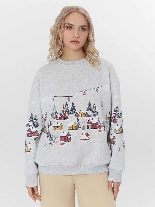 Теплый новогодний свитшот женский серый с начесом, Серый меланж 4306-а +печать3, 25-38038П-7П
Теплый новогодний свитшот женский серый с начесом, Серый меланж 4306-а +печать3, 25-38038П-7П