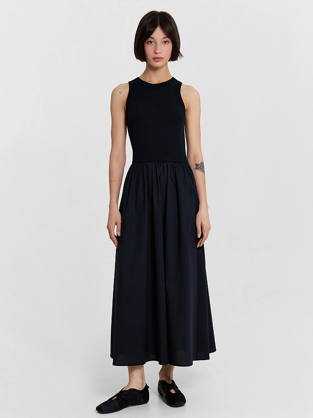 

Сарафан женский в черном цвете, Черный, 24-27651Ц-14