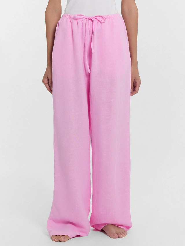 Брюки женские розовые - 3