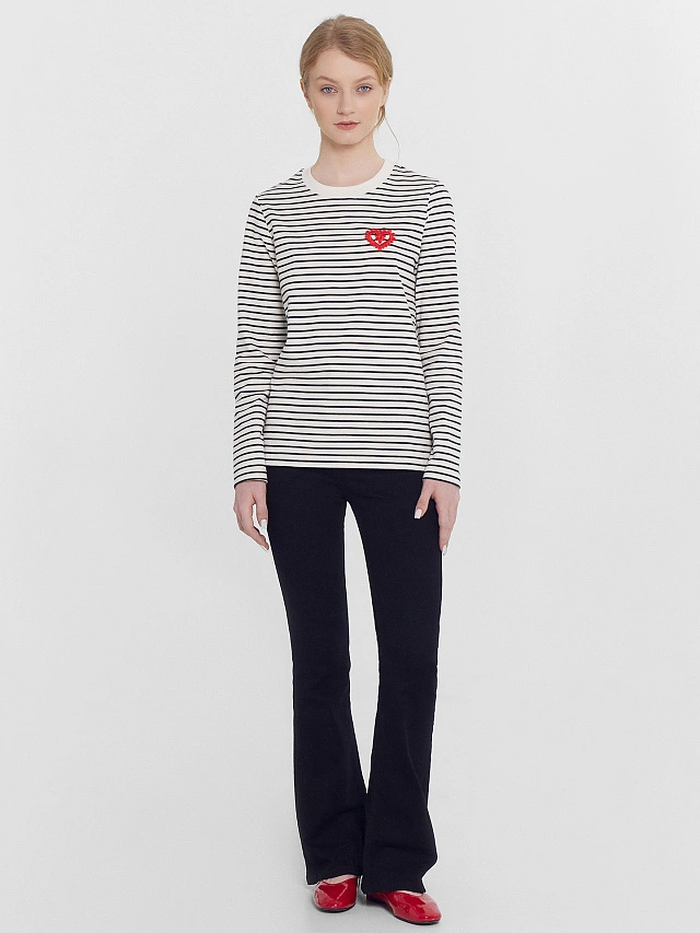 Джемпер женский в полоску - 4