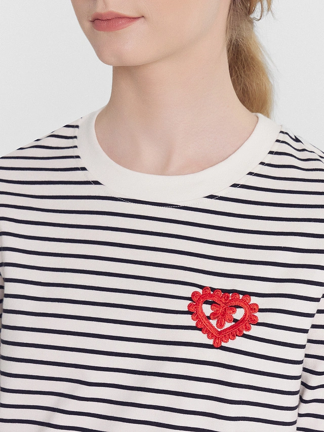 Джемпер женский в полоску - 5