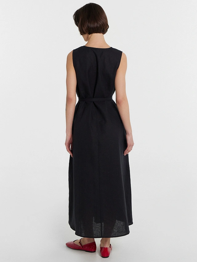 Сарафан женский черный - 4