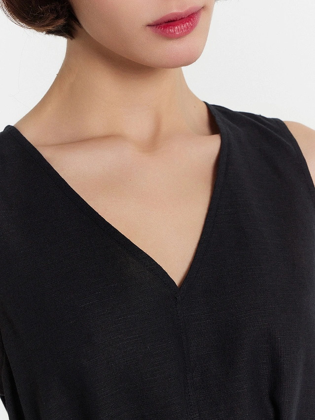 Сарафан женский черный - 5