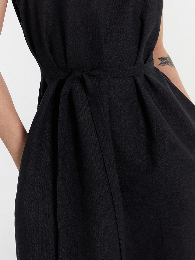 Сарафан женский черный - 6