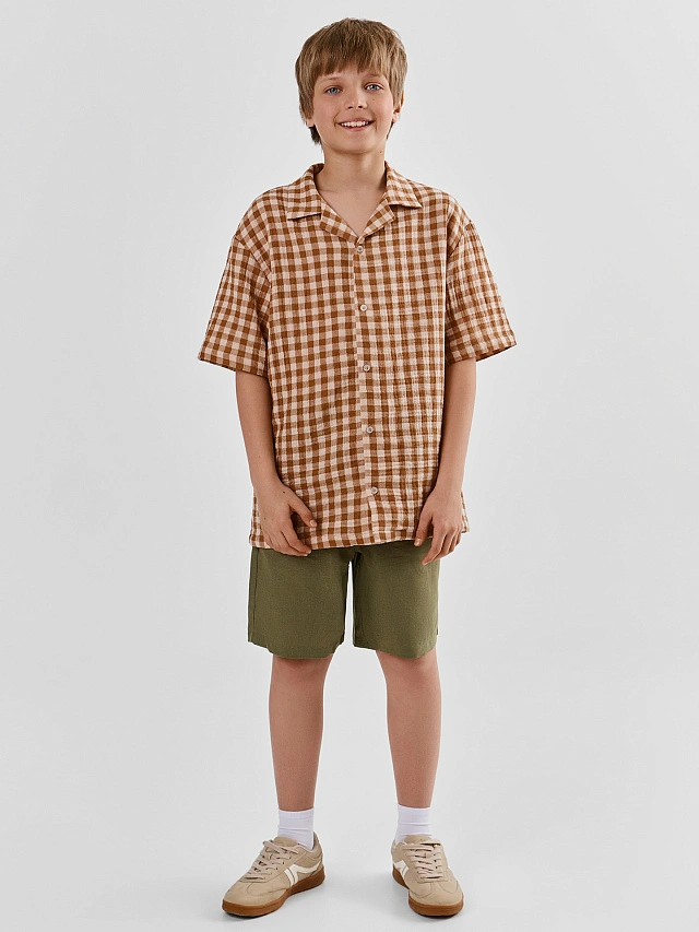 Шорты для мальчиков зеленые