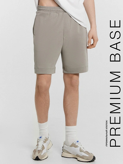 картинка Шорты мужские серые от магазина мужской одежды Mark Formelle