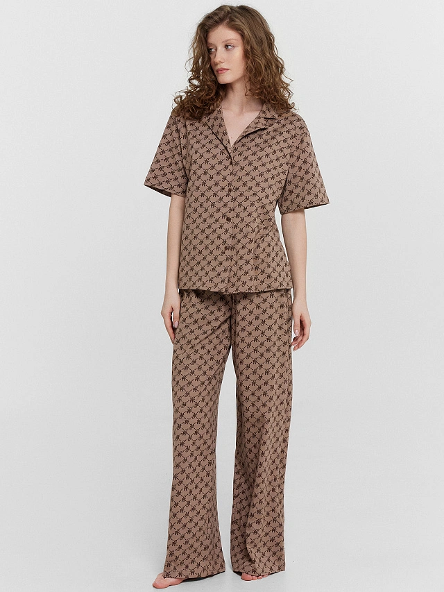 КОМПЛЕКТ ЖЕНСКИЙ (РУБАШКА, БРЮКИ) - 2