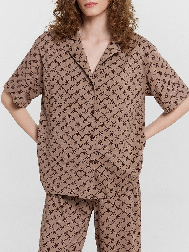 КОМПЛЕКТ ЖЕНСКИЙ (РУБАШКА, БРЮКИ) - 8