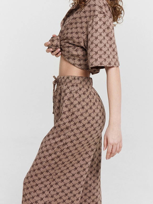 КОМПЛЕКТ ЖЕНСКИЙ (РУБАШКА, БРЮКИ) - 10