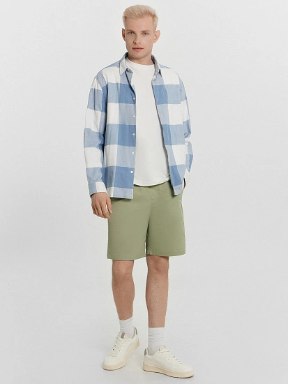 картинка Шорты мужские зеленые  от магазина мужской одежды Mark Formelle