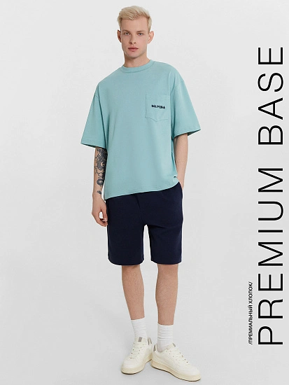 картинка Шорты мужские синие от магазина мужской одежды Mark Formelle