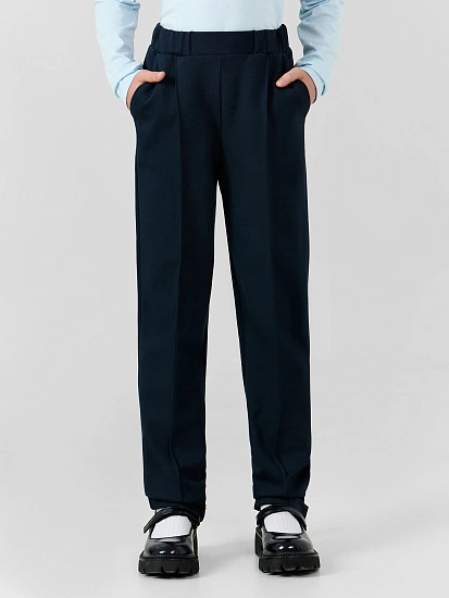 картинка Брюки для девочек синие  от известного бренда одежды для девочек Mark Formelle