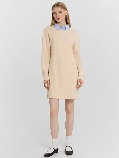 картинка Платье женское бежевое от магазина стильной одежды Mark Formelle
