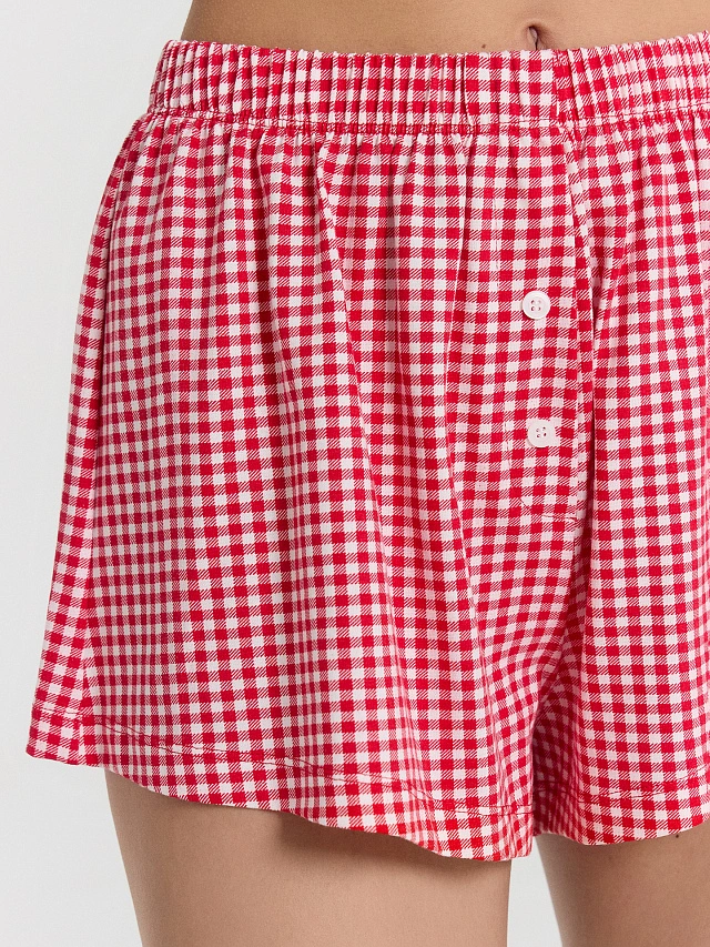 Комплект домашний женский с принтом и надписью "Spicy vibe" - 7