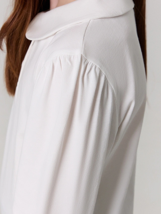 Поло для девочек белое - 5