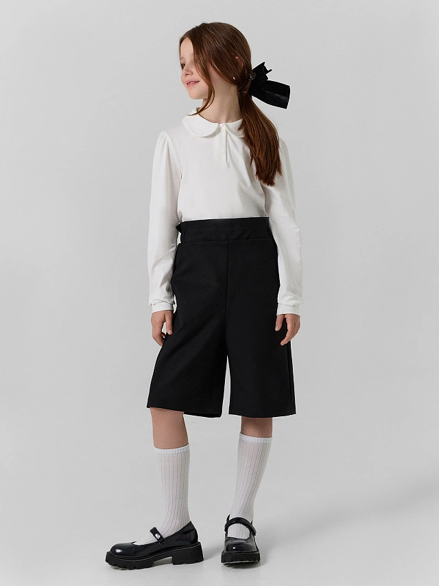 Поло для девочек белое - 9