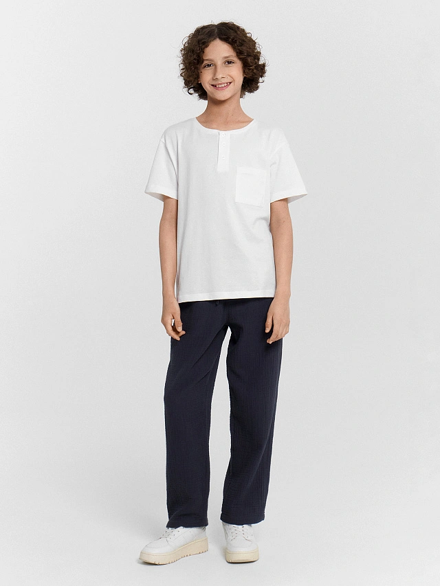 

Брюки для мальчиков, Графит, 24-33096Ц-9