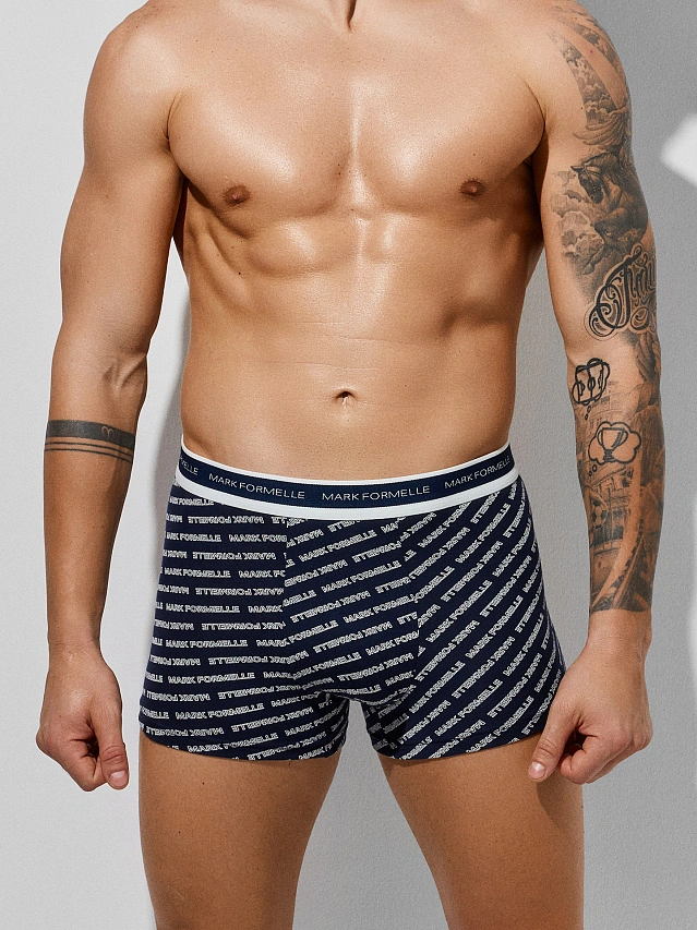 

Трусы мужские, Надписи на т.синем, 24-4578П-5