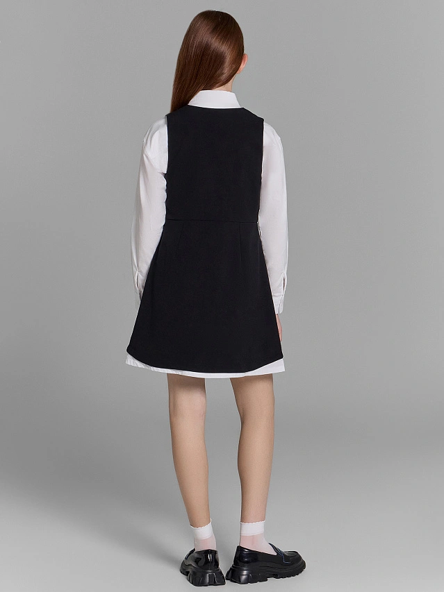 Сарафан для девочек черный - 3