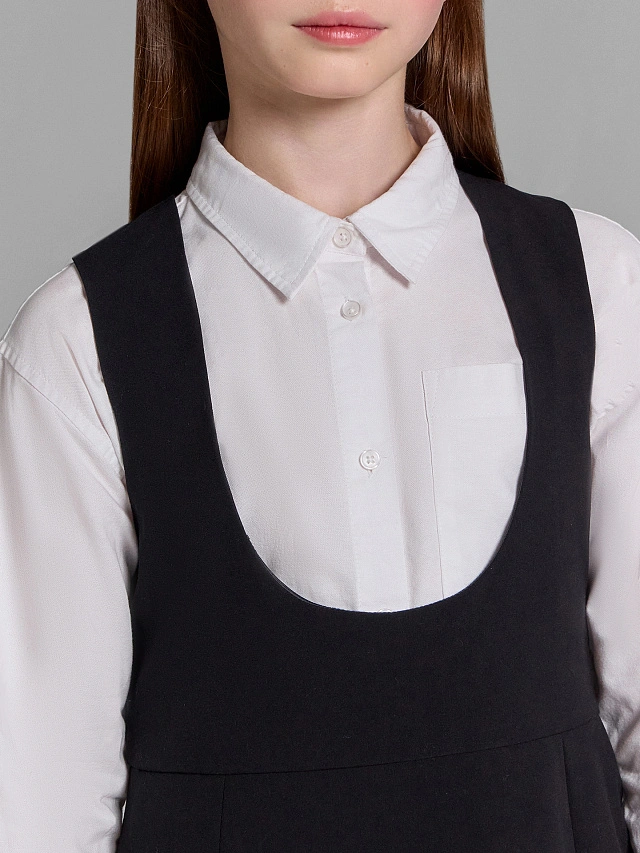 Сарафан для девочек черный - 4