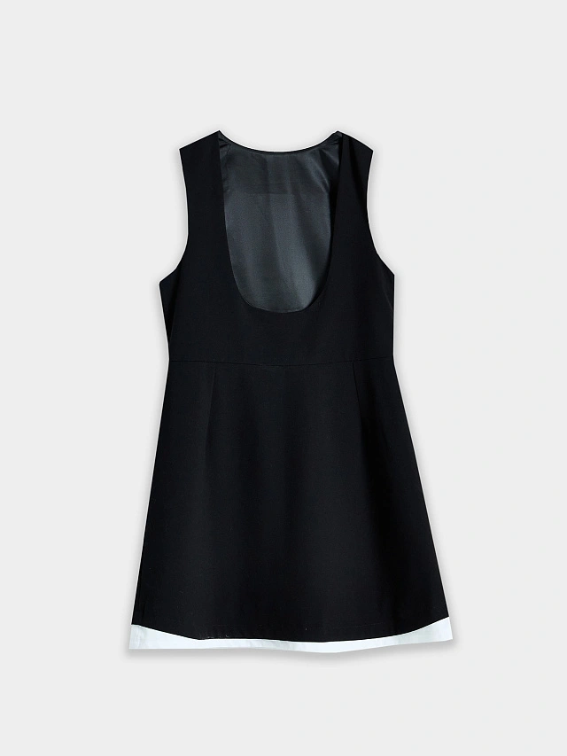 Сарафан для девочек черный - 9