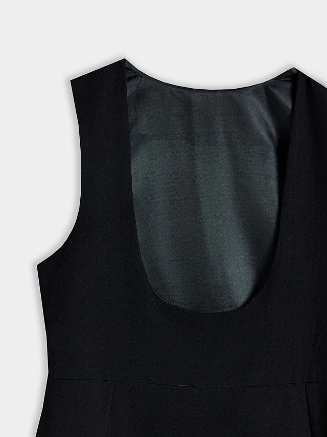 Сарафан для девочек черный - 11