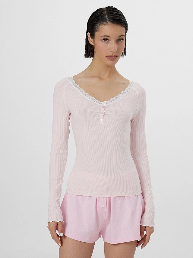 

Джемпер женский розовый, Розовое облако, 25-34109Ц-1