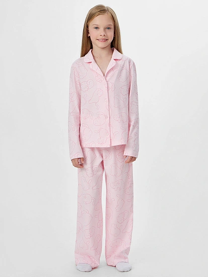 картинка КОМПЛЕКТ ДЛЯ ДЕВОЧЕК (РУБАШКА, БРЮКИ) от известного бренда одежды для девочек Mark Formelle