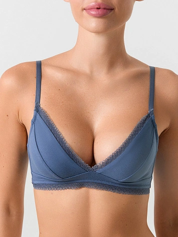 Бюстгальтер женский синий