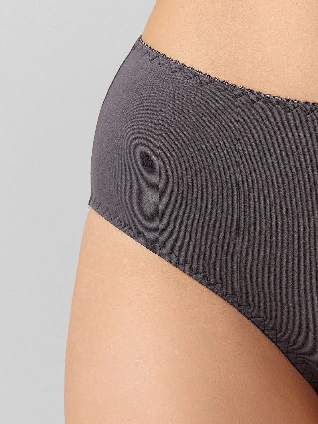 Трусы макси женские серые - 4