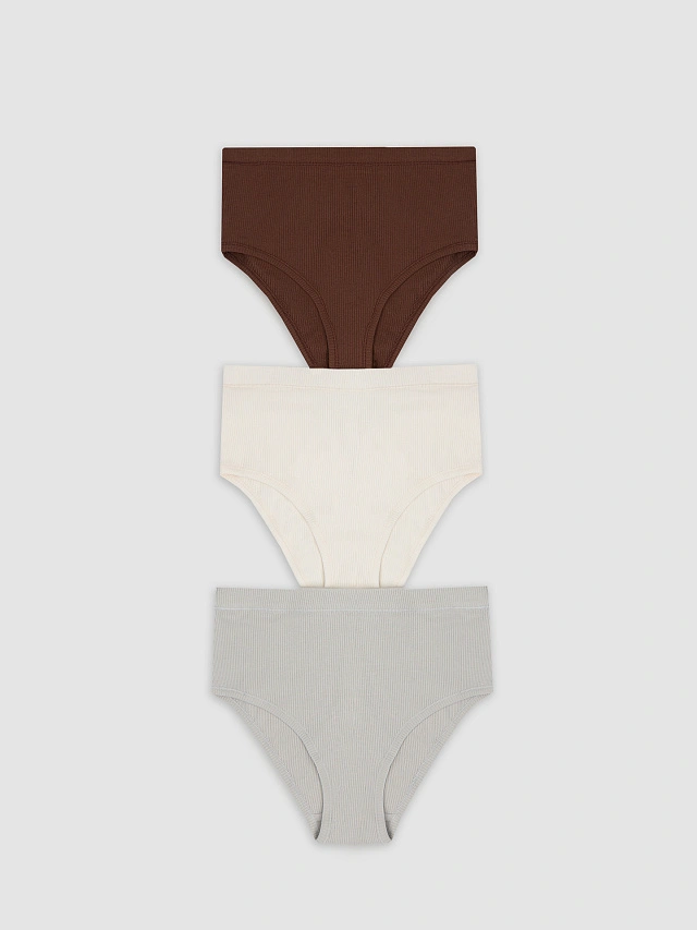 Трусы макси женские в наборе,3 шт - 4