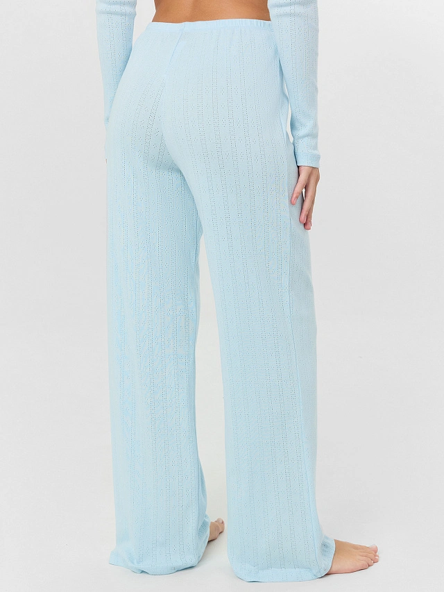 Комплект домашний женский голубой - 8