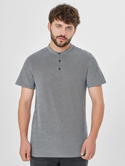 картинка Поло мужское серое от магазина мужской одежды Mark Formelle