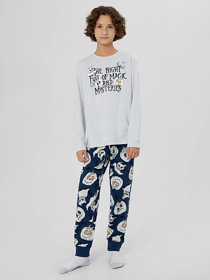 картинка КОМПЛЕКТ ДЛЯ МАЛЬЧИКОВ (ЛОНГСЛИВ, БРЮКИ) от магазина одежды для мальчиков от бренда Mark Formelle