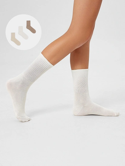 картинка Носки детские в наборе, 3 пары от известного бренда одежды для девочек Mark Formelle