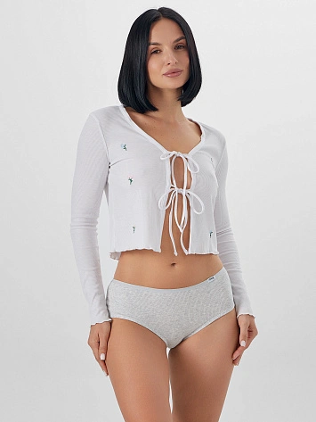 Трусы шорты женские серый