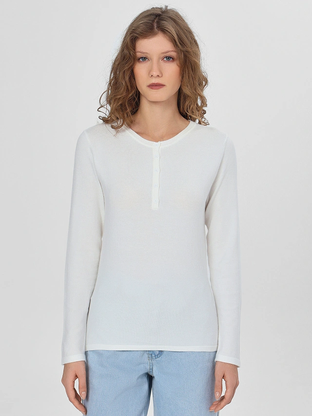 

Джемпер женский белый, 25-35726Ц-В