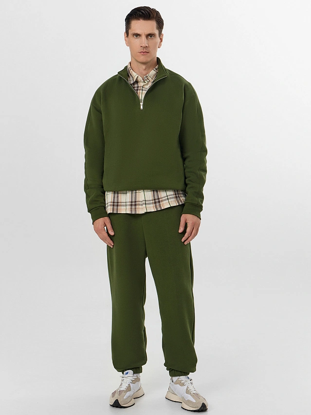 Комплект мужской зеленый - 11