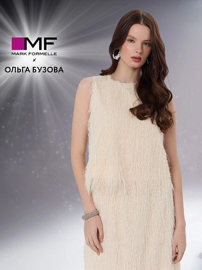 картинка Блузка Mark Formelle x Ольга Бузова молочная от магазина стильной одежды Mark Formelle