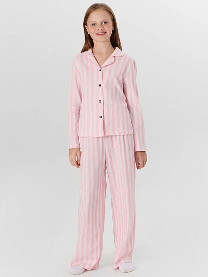 картинка КОМПЛЕКТ ДЛЯ ДЕВОЧЕК (РУБАШКА, БРЮКИ) от известного бренда одежды для девочек Mark Formelle