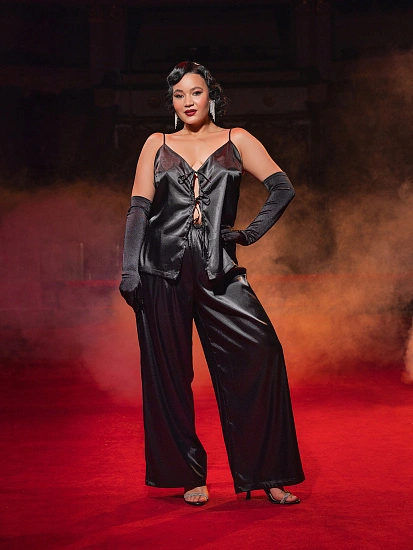 картинка Комплект домашний женский черный от магазина стильной одежды Mark Formelle