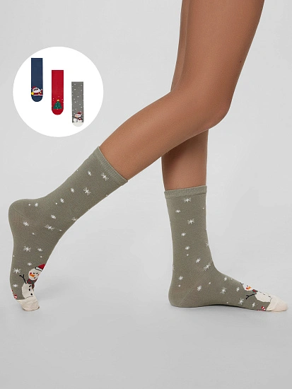 картинка НОСКИ ДЕТСКИЕ (3 пары) от известного бренда одежды для девочек Mark Formelle