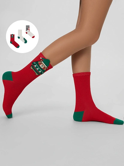 картинка НОСКИ ДЕТСКИЕ (3 пары) от известного бренда одежды для девочек Mark Formelle