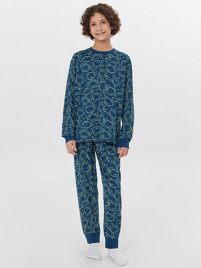 картинка КОМПЛЕКТ ДЛЯ МАЛЬЧИКОВ (ЛОНГСЛИВ, БРЮКИ) от магазина одежды для мальчиков от бренда Mark Formelle