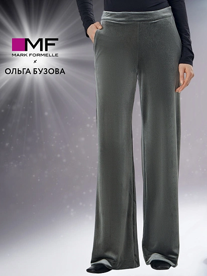 картинка Брюки велюровые женские Mark Formelle x Ольга Бузова от магазина стильной одежды Mark Formelle