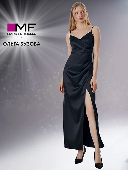 картинка Платье женское Mark Formelle x Ольга Бузова черное от магазина стильной одежды Mark Formelle