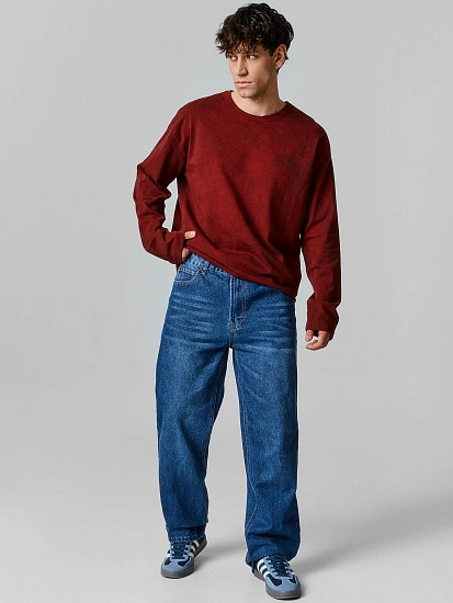 картинка Джинсы прямые мужские синие от магазина мужской одежды Mark Formelle