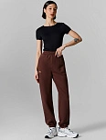 Брюки джоггеры женские коричневые